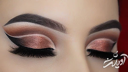 نحوه انجام آرایش چشم کات کریس, انواع آرایش کات کریس, آموزش آرایش کات کریس